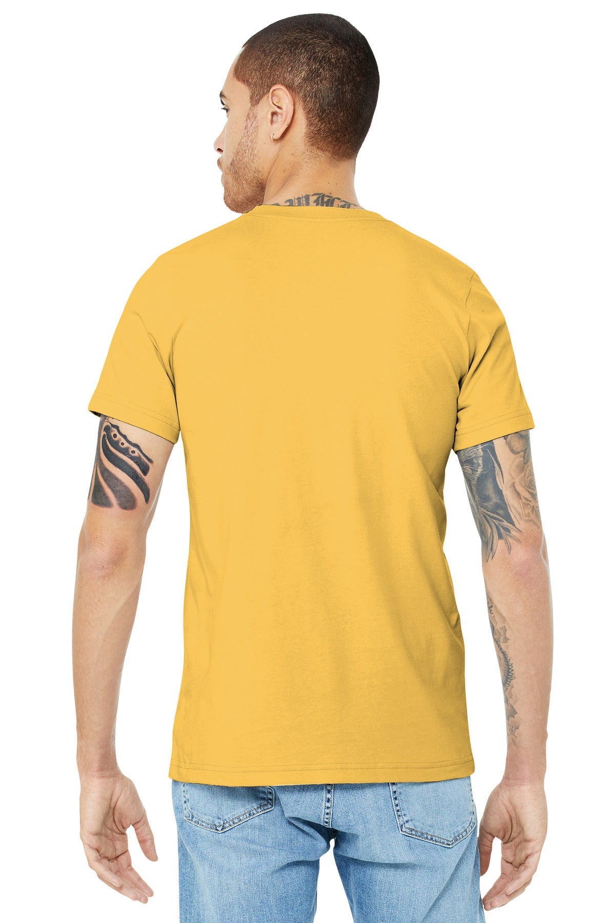 BELLA+CANVAS ® Unisex Jersey Short Sleeve Tee. BC3001 [Maize Yellow] - DFW Impression