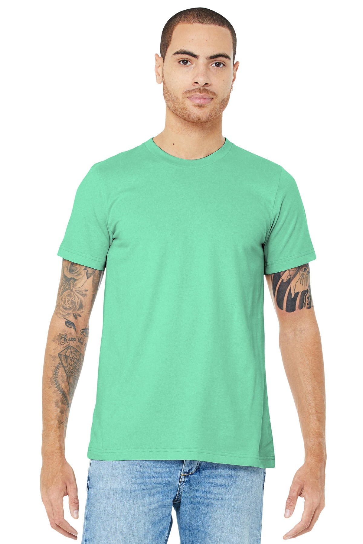 BELLA+CANVAS ® Unisex Jersey Short Sleeve Tee. BC3001 [Mint] - DFW Impression