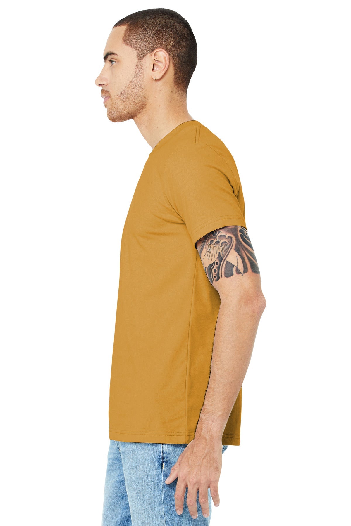 BELLA+CANVAS ® Unisex Jersey Short Sleeve Tee. BC3001 [Mustard] - DFW Impression