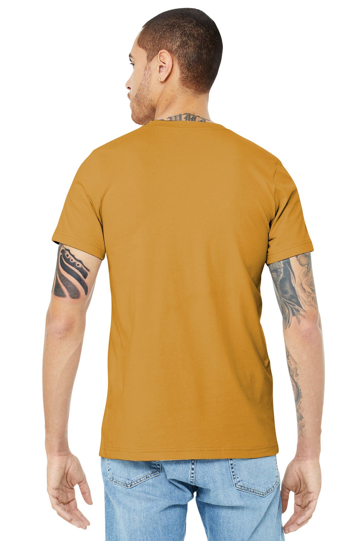 BELLA+CANVAS ® Unisex Jersey Short Sleeve Tee. BC3001 [Mustard] - DFW Impression