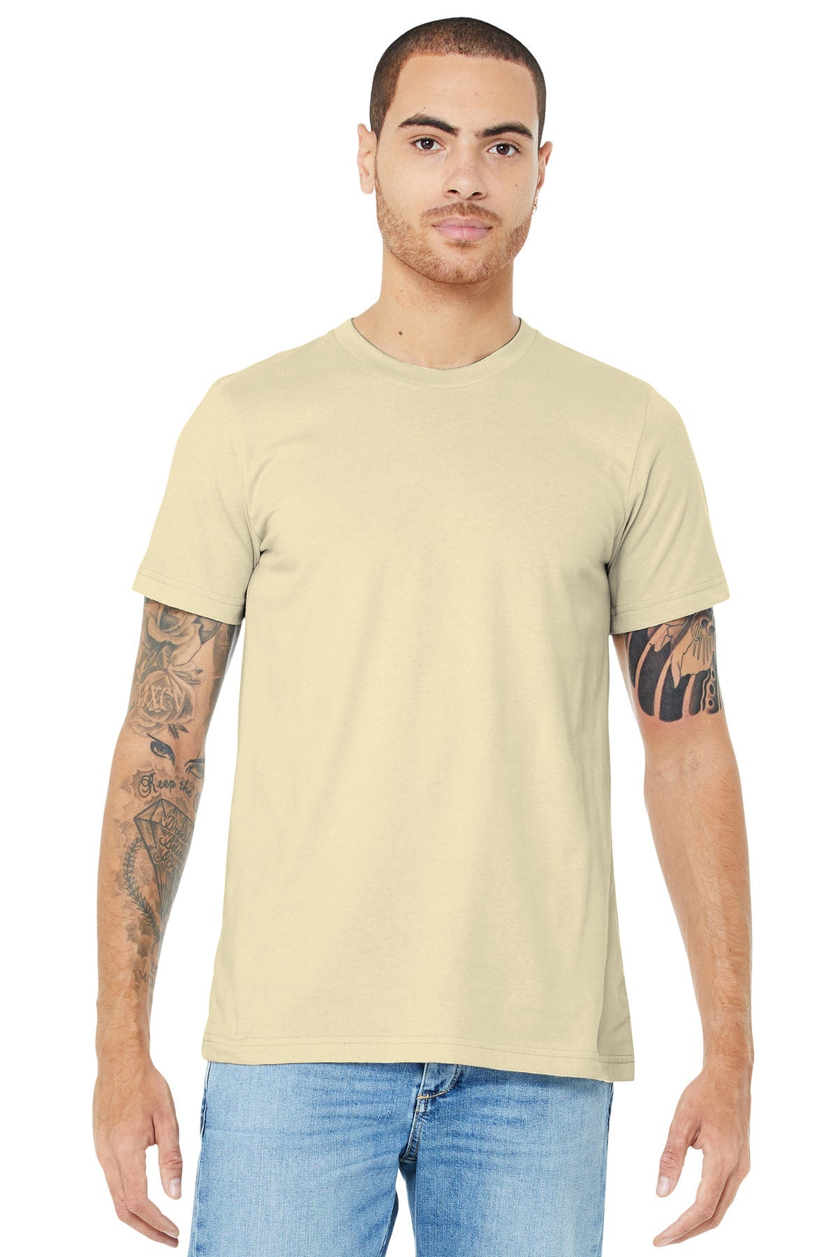 BELLA+CANVAS ® Unisex Jersey Short Sleeve Tee. BC3001 [Natural] - DFW Impression