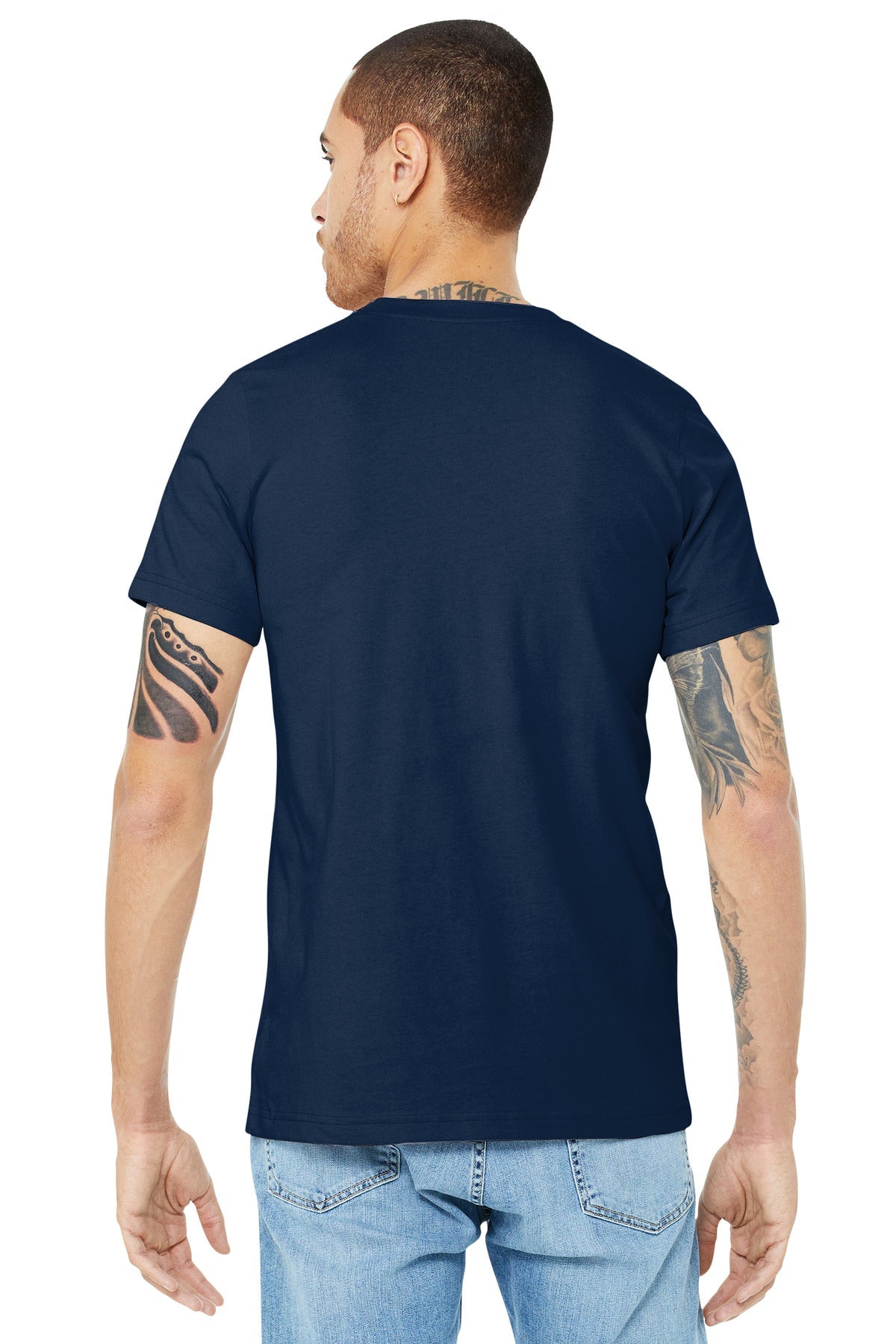 BELLA+CANVAS ® Unisex Jersey Short Sleeve Tee. BC3001 [Navy] - DFW Impression