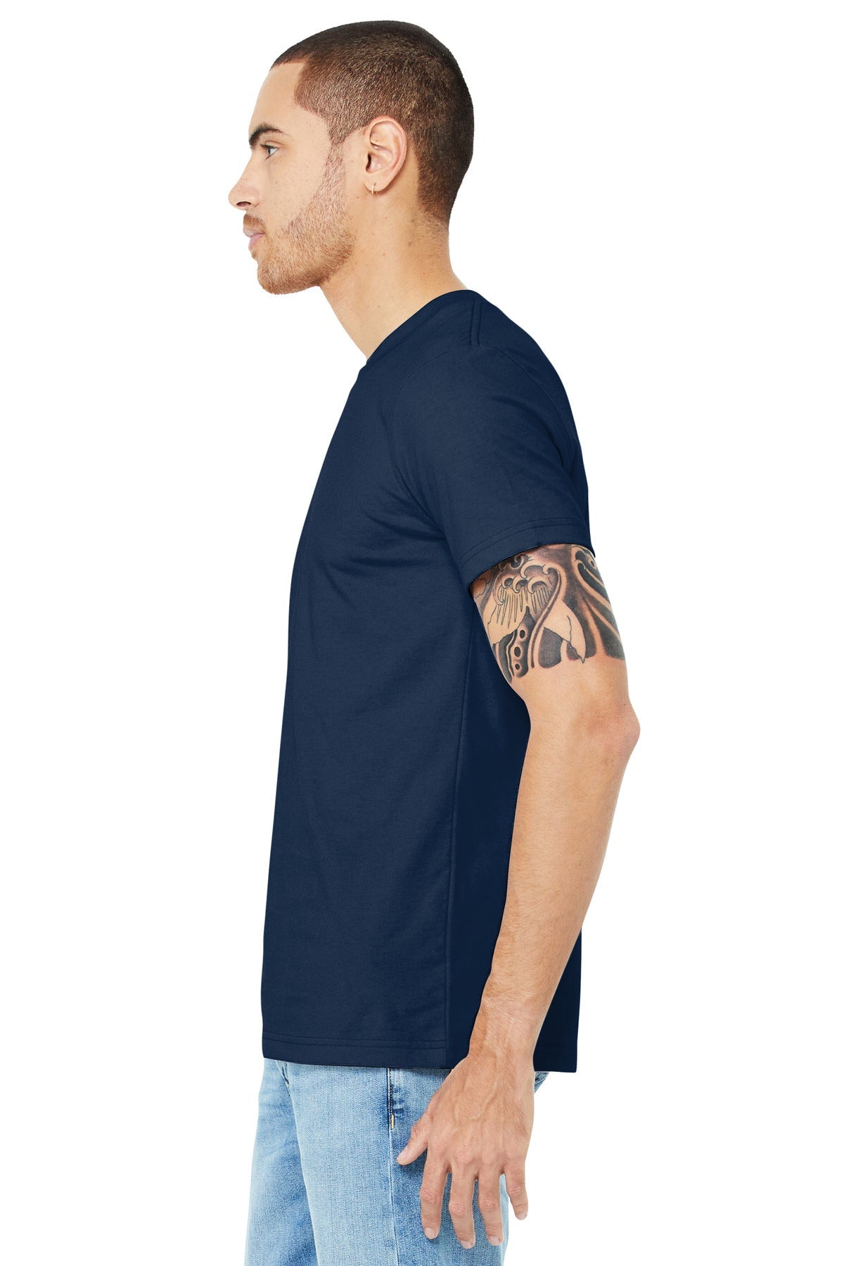 BELLA+CANVAS ® Unisex Jersey Short Sleeve Tee. BC3001 [Navy] - DFW Impression