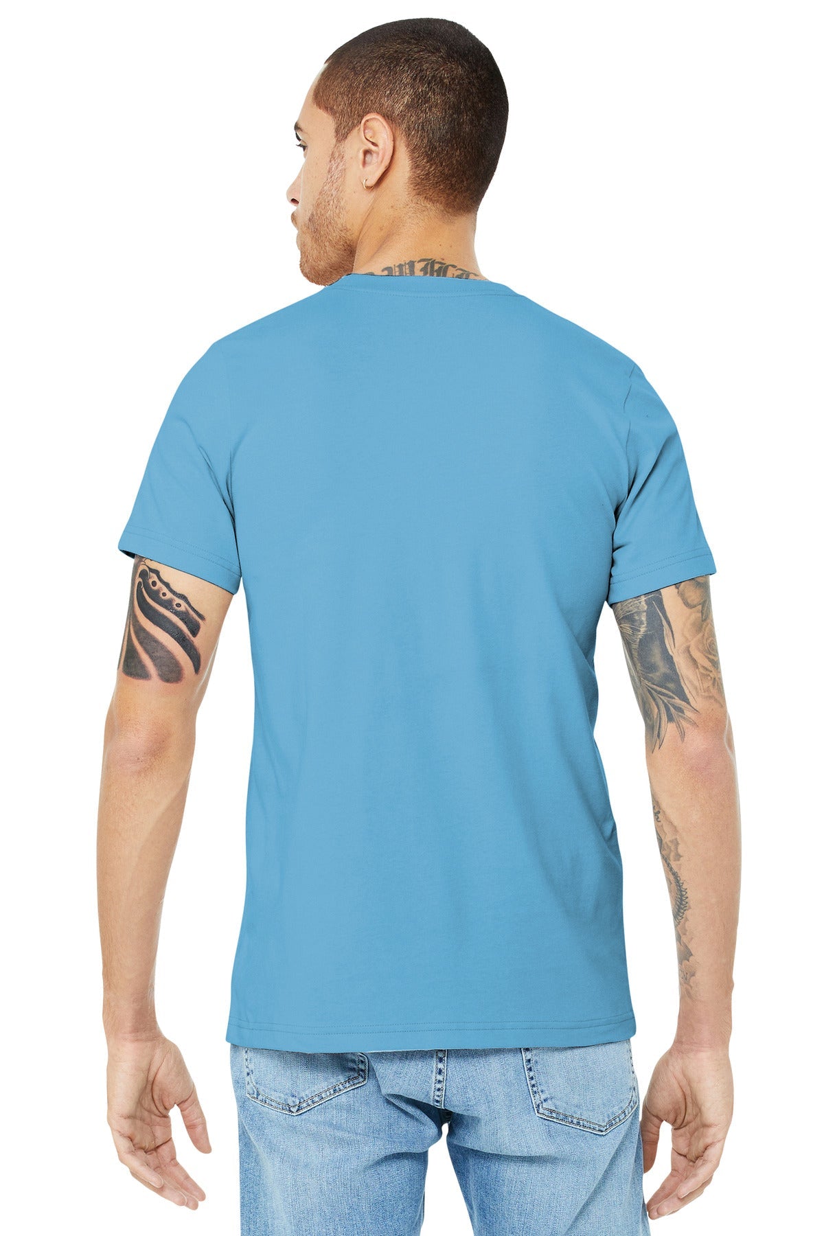 BELLA+CANVAS ® Unisex Jersey Short Sleeve Tee. BC3001 [Ocean Blue] - DFW Impression