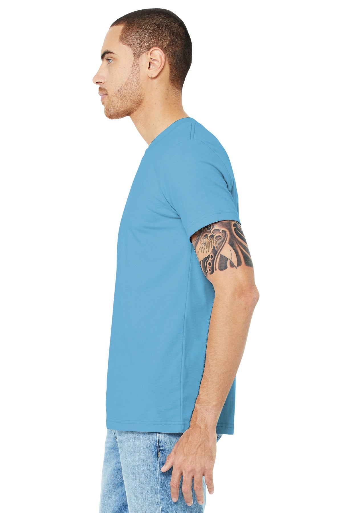 BELLA+CANVAS ® Unisex Jersey Short Sleeve Tee. BC3001 [Ocean Blue] - DFW Impression