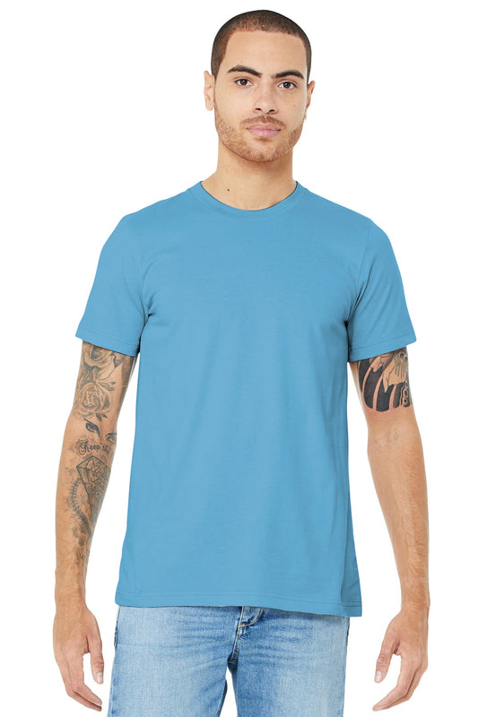 BELLA+CANVAS ® Unisex Jersey Short Sleeve Tee. BC3001 [Ocean Blue] - DFW Impression