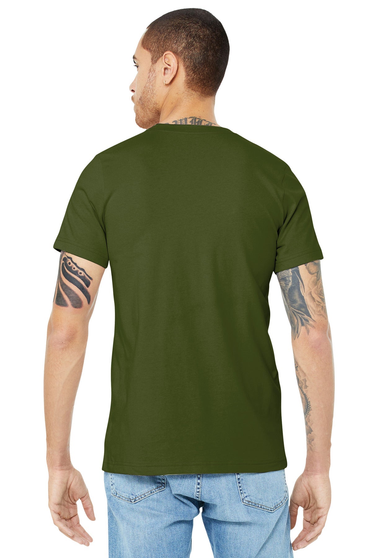 BELLA+CANVAS ® Unisex Jersey Short Sleeve Tee. BC3001 [Olive] - DFW Impression