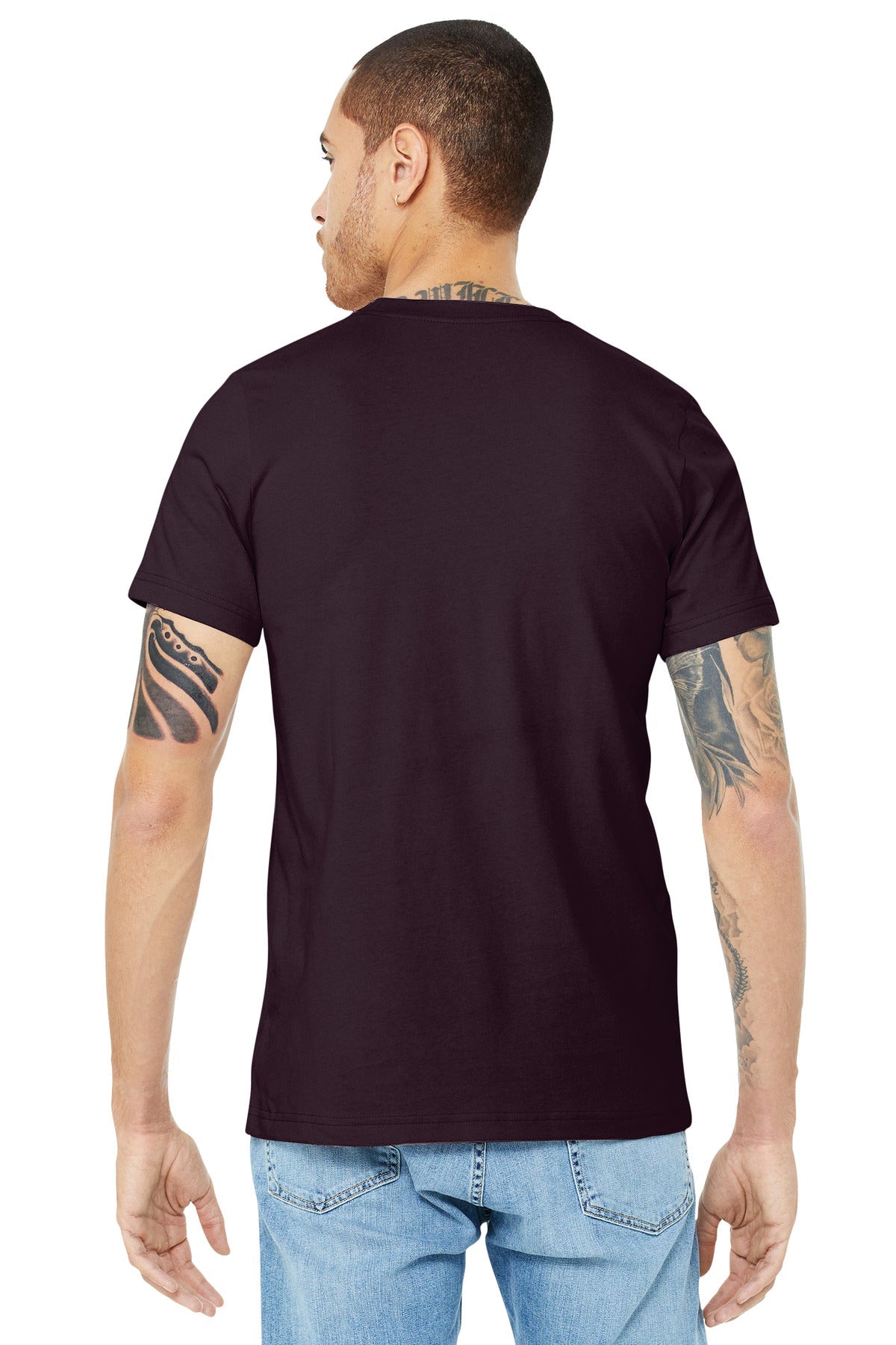 BELLA+CANVAS ® Unisex Jersey Short Sleeve Tee. BC3001 [Oxblood Black] - DFW Impression