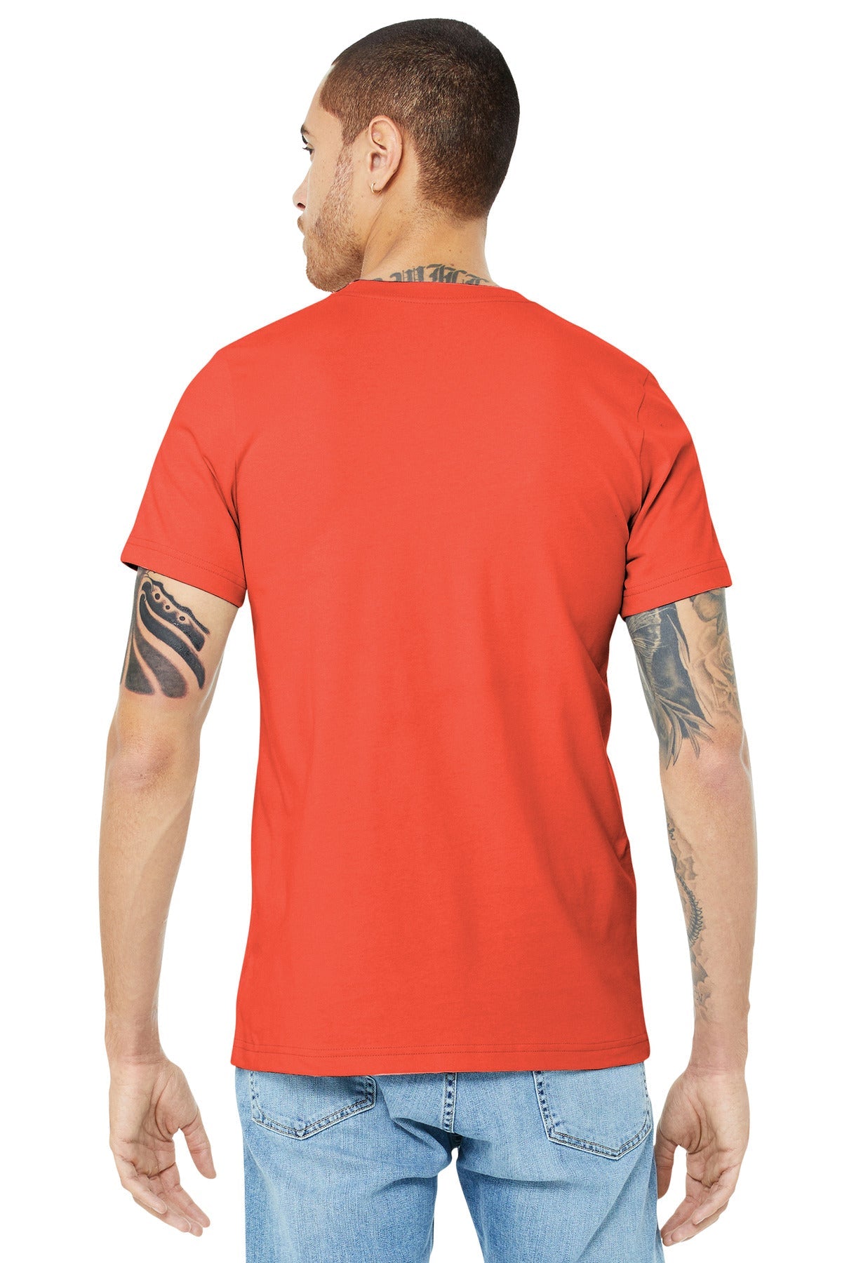 BELLA+CANVAS ® Unisex Jersey Short Sleeve Tee. BC3001 [Poppy] - DFW Impression