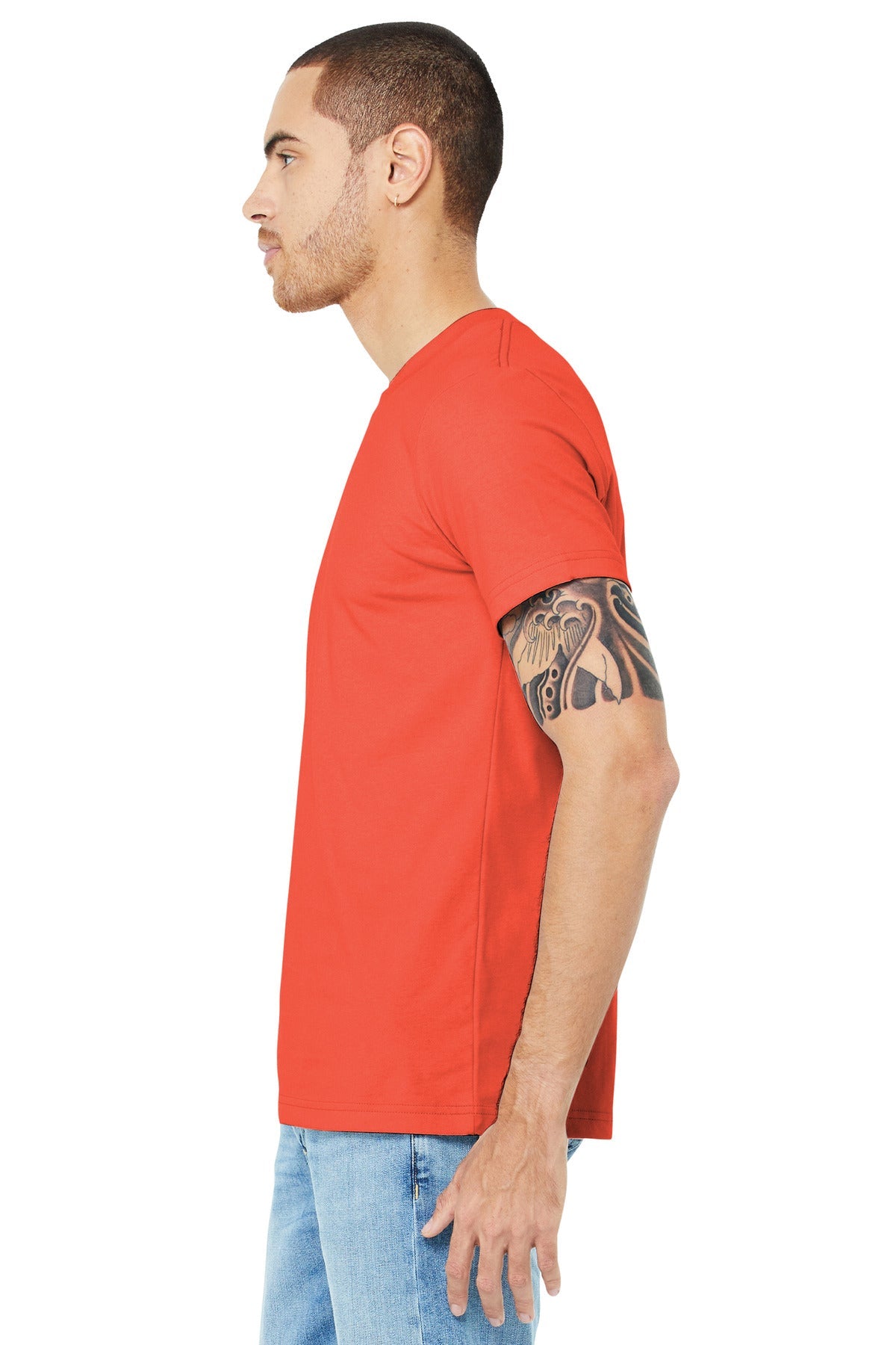 BELLA+CANVAS ® Unisex Jersey Short Sleeve Tee. BC3001 [Poppy] - DFW Impression