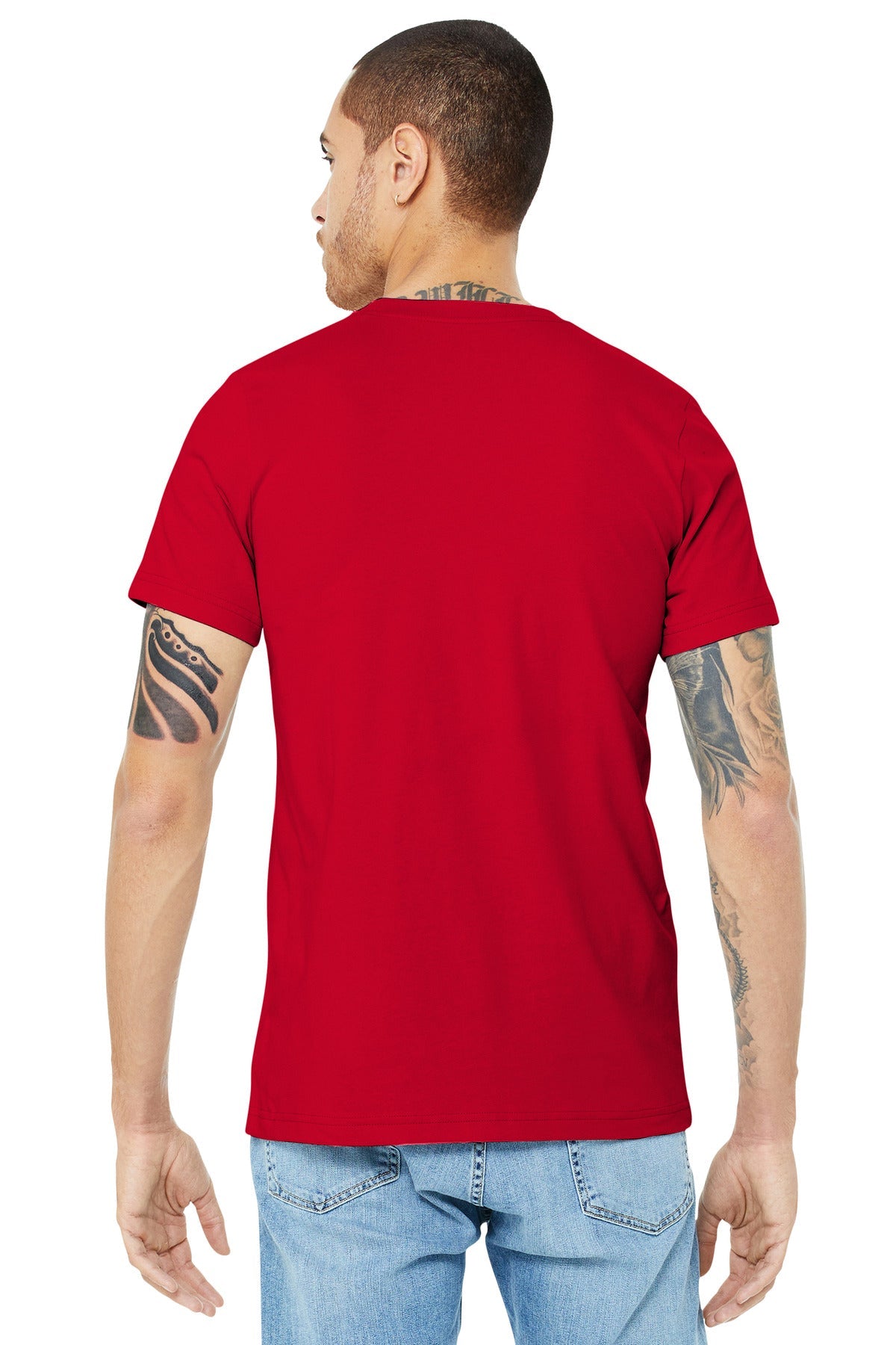 BELLA+CANVAS ® Unisex Jersey Short Sleeve Tee. BC3001 [Red] - DFW Impression