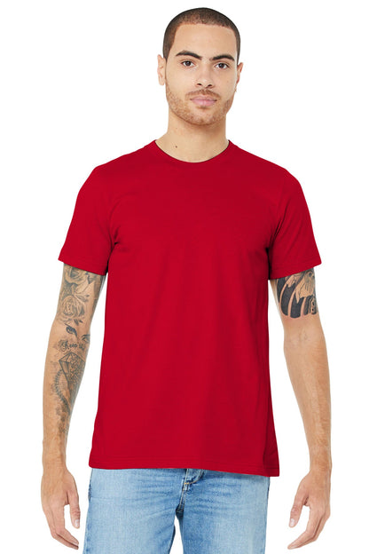 BELLA+CANVAS ® Unisex Jersey Short Sleeve Tee. BC3001 [Red] - DFW Impression