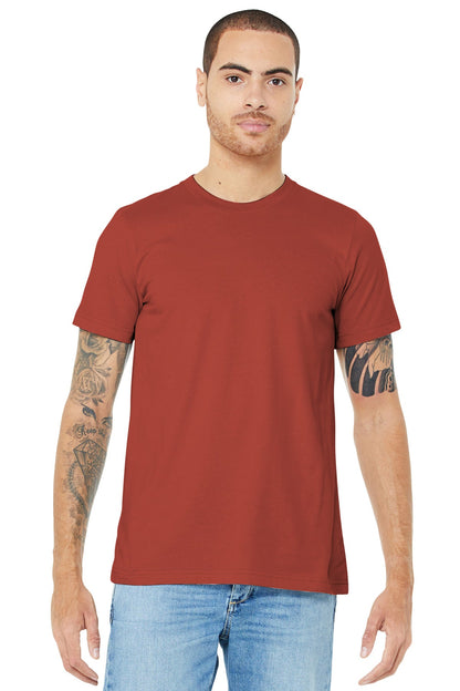 BELLA+CANVAS ® Unisex Jersey Short Sleeve Tee. BC3001 [Rust] - DFW Impression