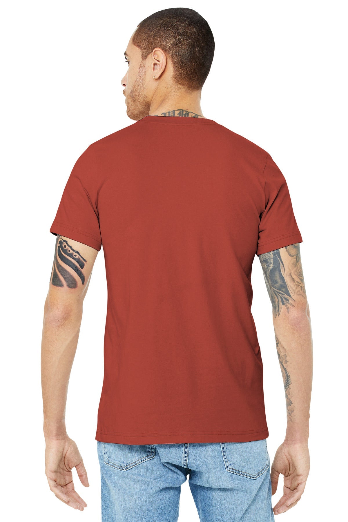 BELLA+CANVAS ® Unisex Jersey Short Sleeve Tee. BC3001 [Rust] - DFW Impression