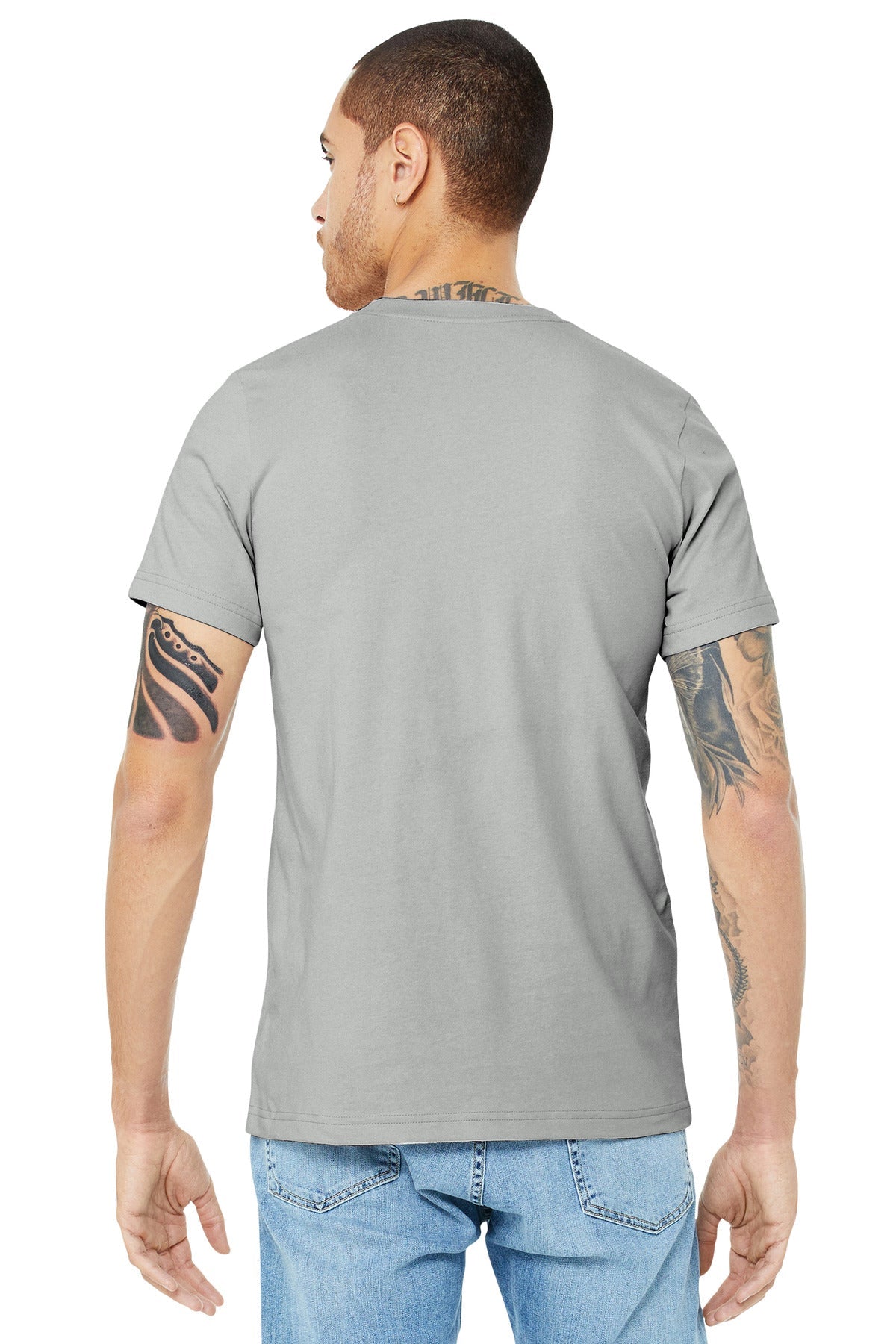 BELLA+CANVAS ® Unisex Jersey Short Sleeve Tee. BC3001 [Silver] - DFW Impression