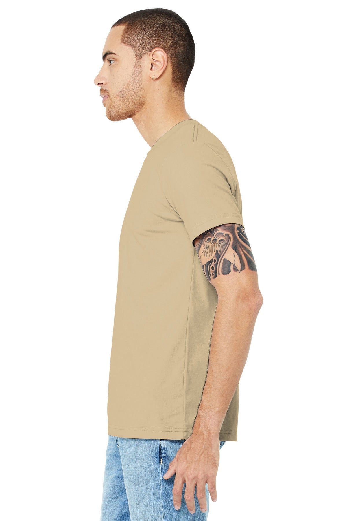 BELLA+CANVAS ® Unisex Jersey Short Sleeve Tee. BC3001 [Soft Cream] - DFW Impression