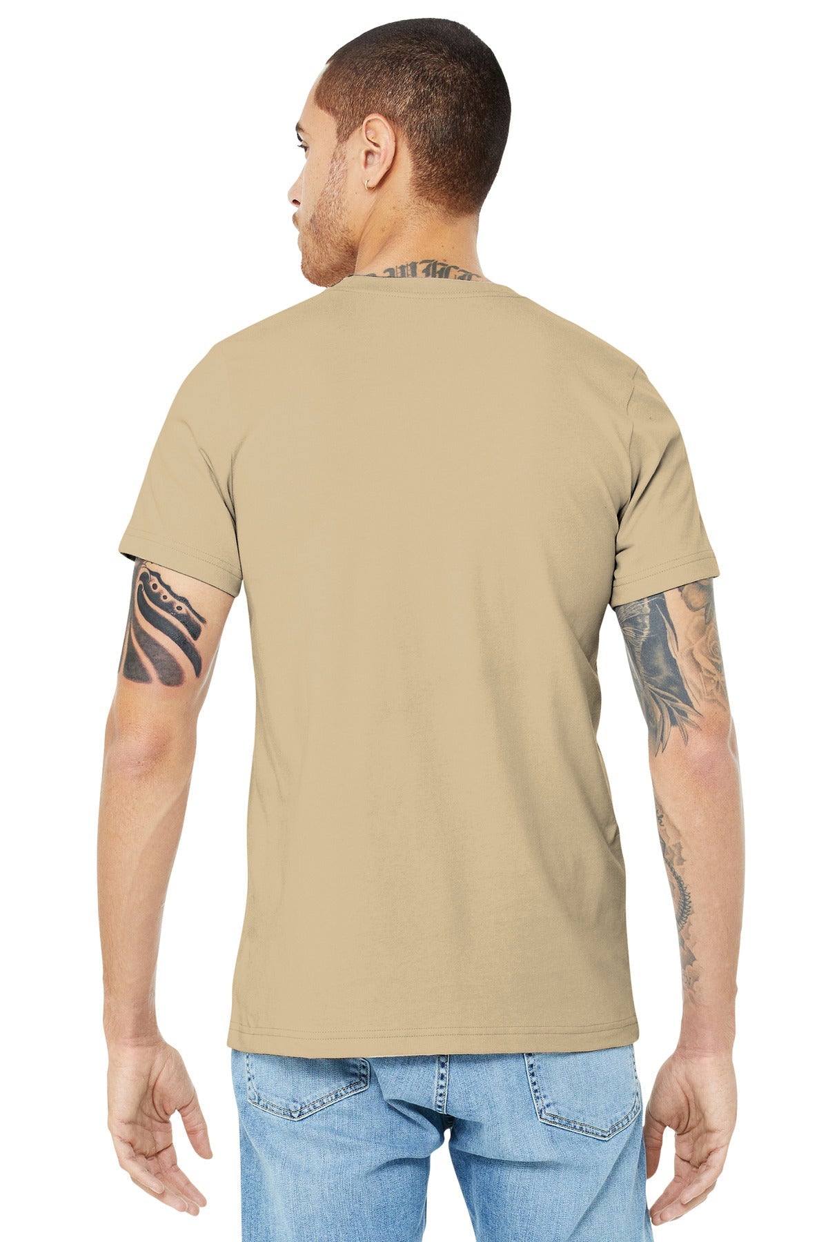 BELLA+CANVAS ® Unisex Jersey Short Sleeve Tee. BC3001 [Soft Cream] - DFW Impression