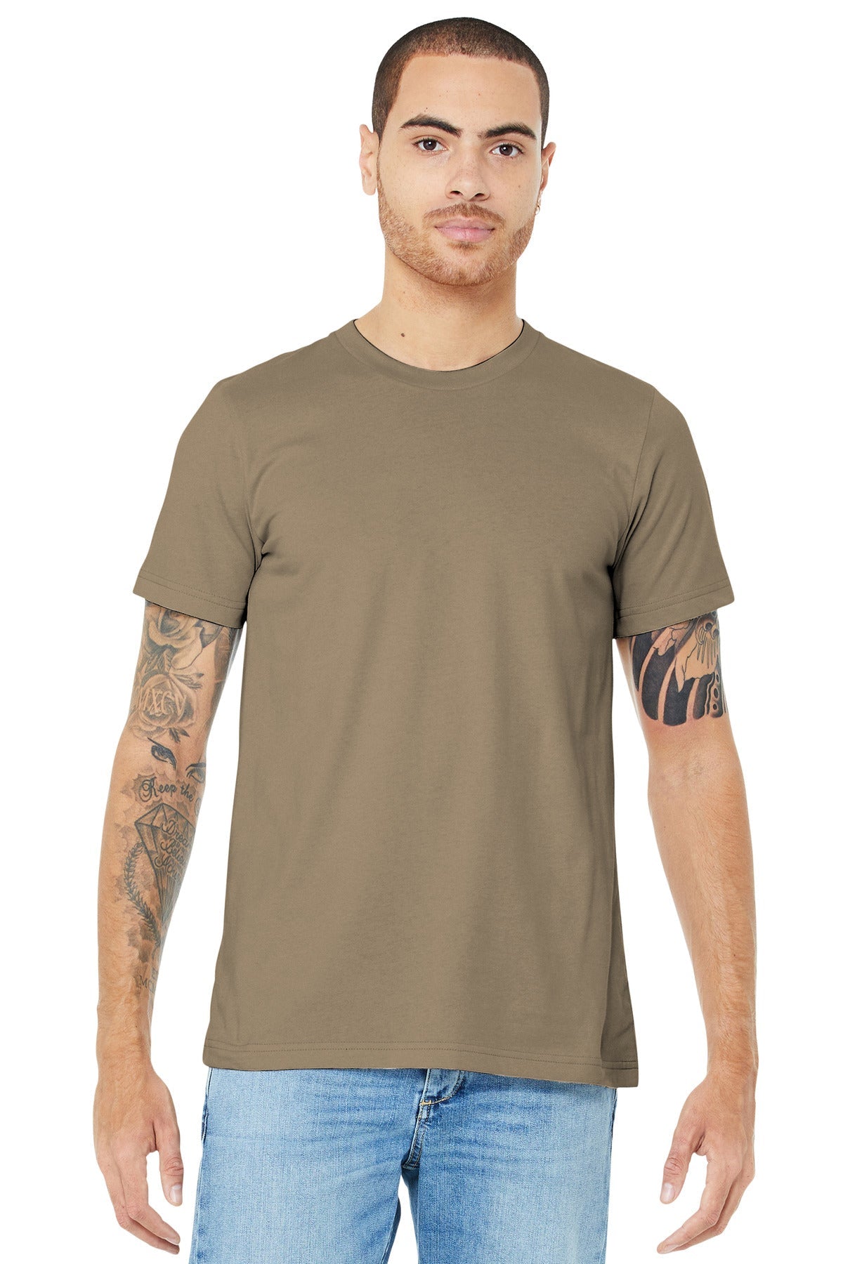 BELLA+CANVAS ® Unisex Jersey Short Sleeve Tee. BC3001 [Tan] - DFW Impression