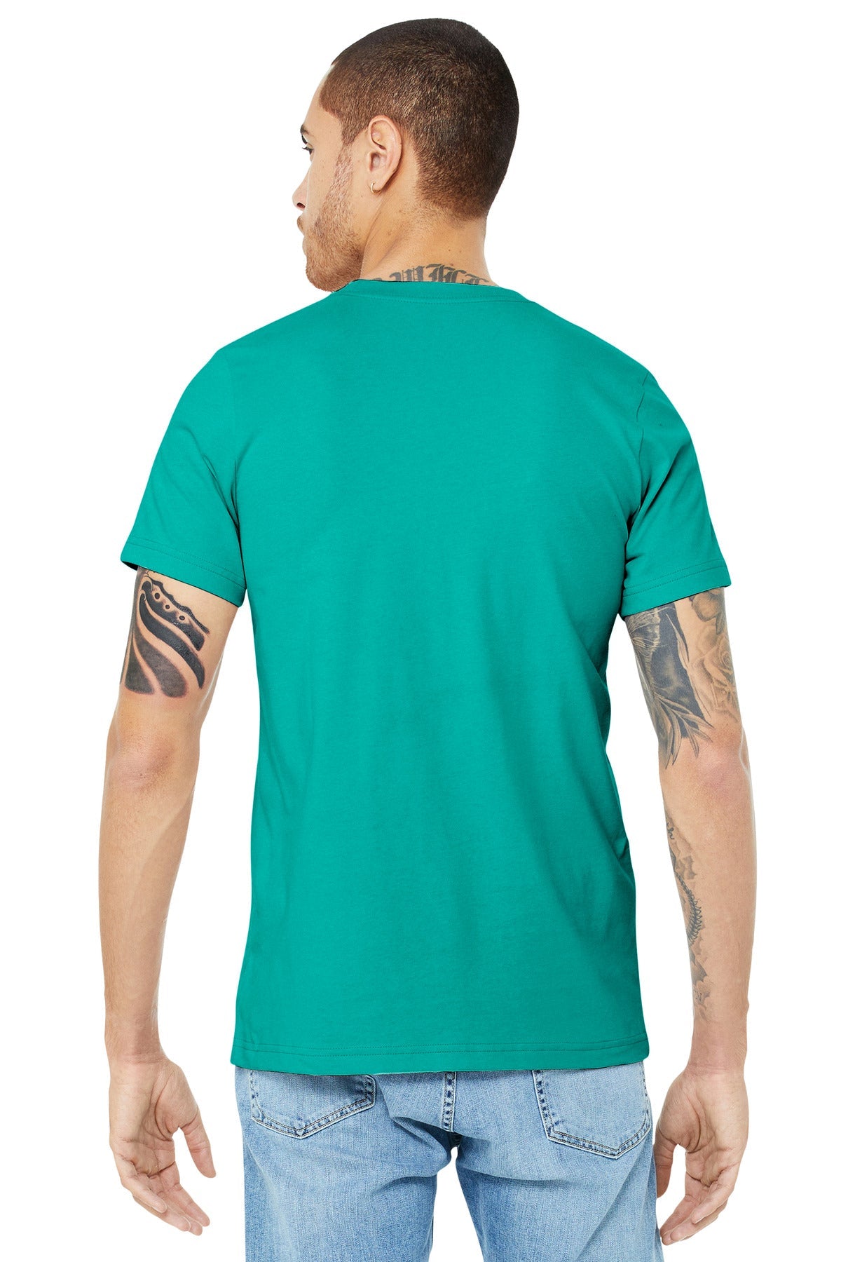 BELLA+CANVAS ® Unisex Jersey Short Sleeve Tee. BC3001 [Teal] - DFW Impression