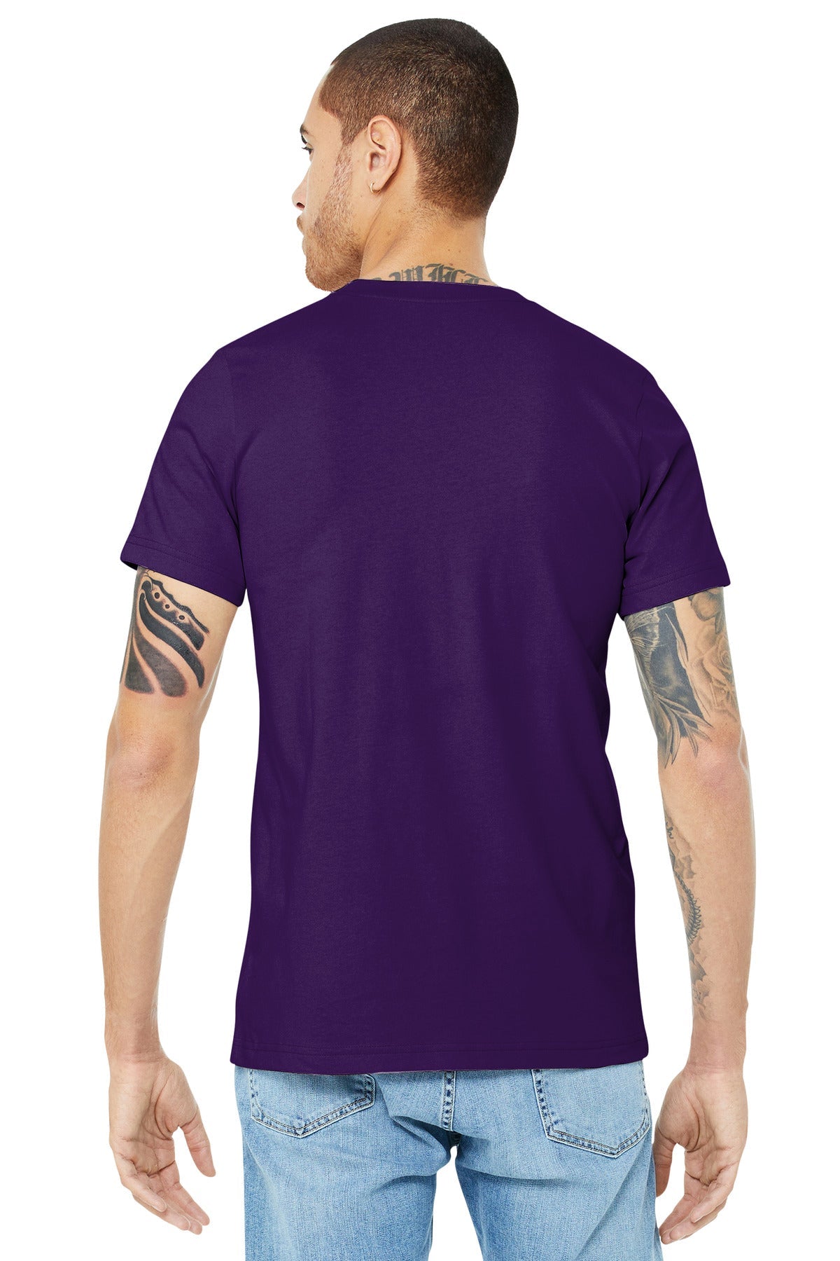 BELLA+CANVAS ® Unisex Jersey Short Sleeve Tee. BC3001 [Team Purple] - DFW Impression