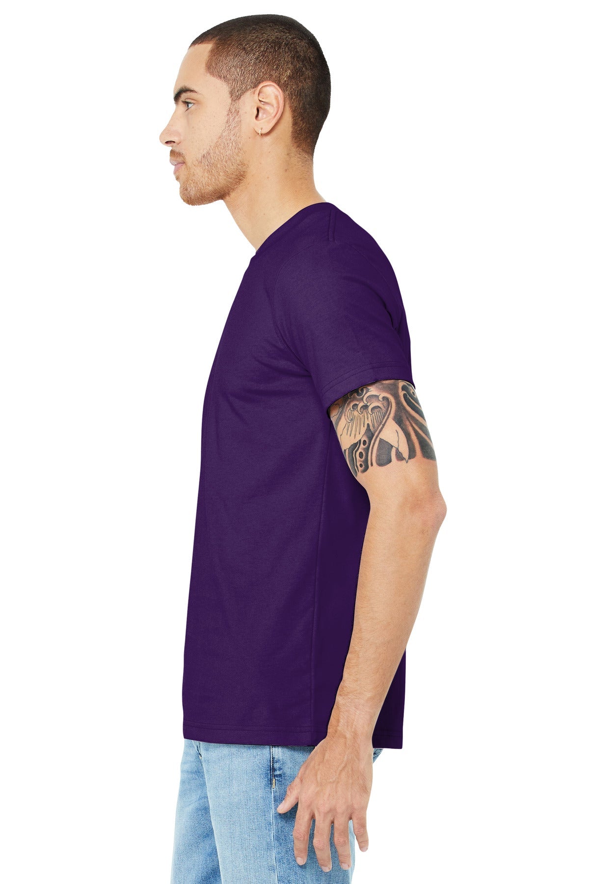 BELLA+CANVAS ® Unisex Jersey Short Sleeve Tee. BC3001 [Team Purple] - DFW Impression