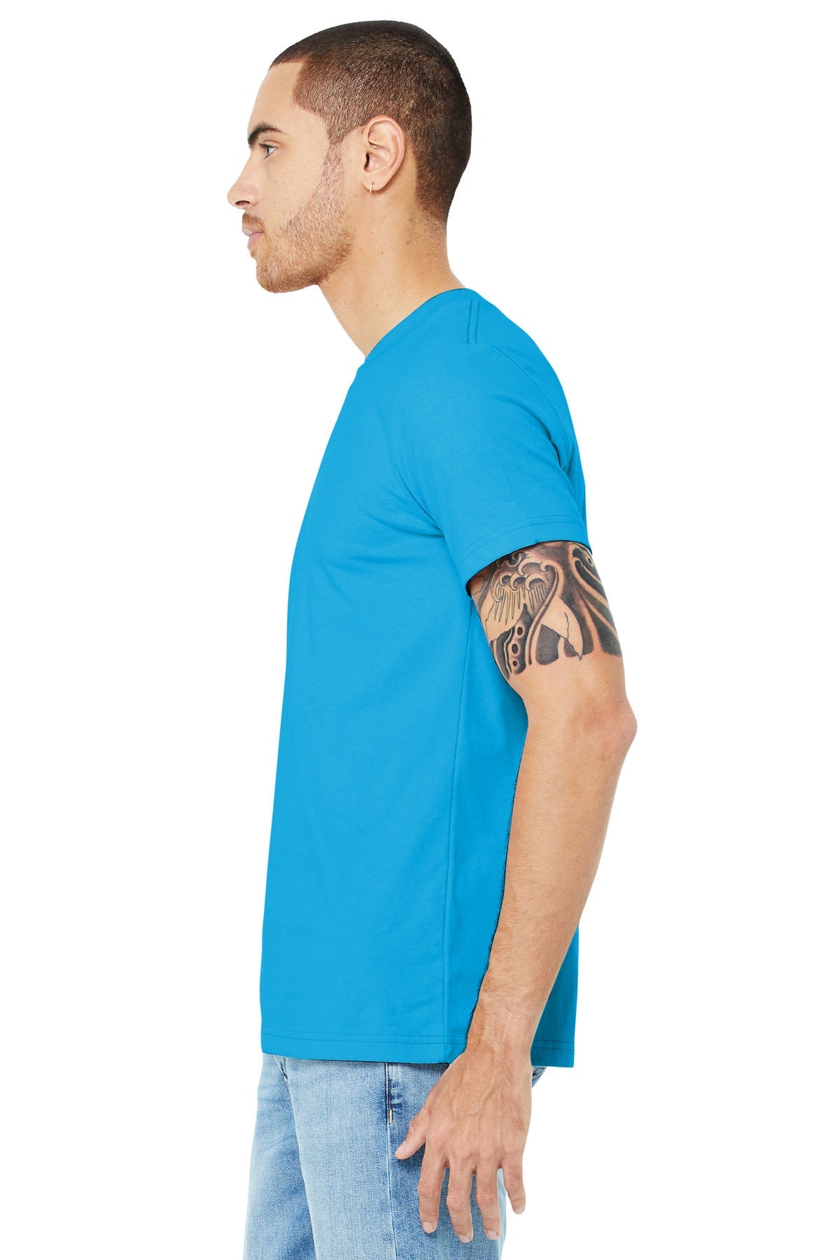 BELLA+CANVAS ® Unisex Jersey Short Sleeve Tee. BC3001 [Turquoise] - DFW Impression