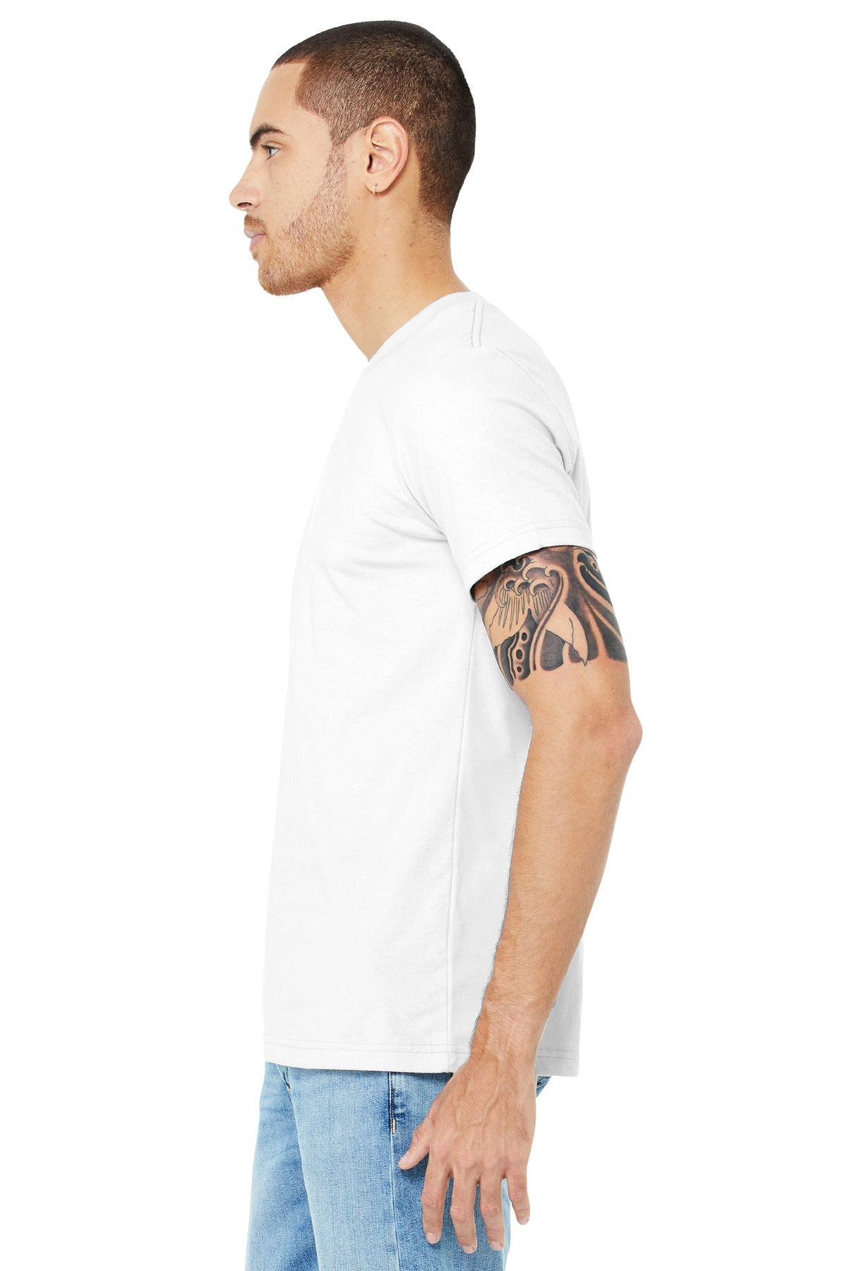 BELLA+CANVAS ® Unisex Jersey Short Sleeve Tee. BC3001 [White] - DFW Impression