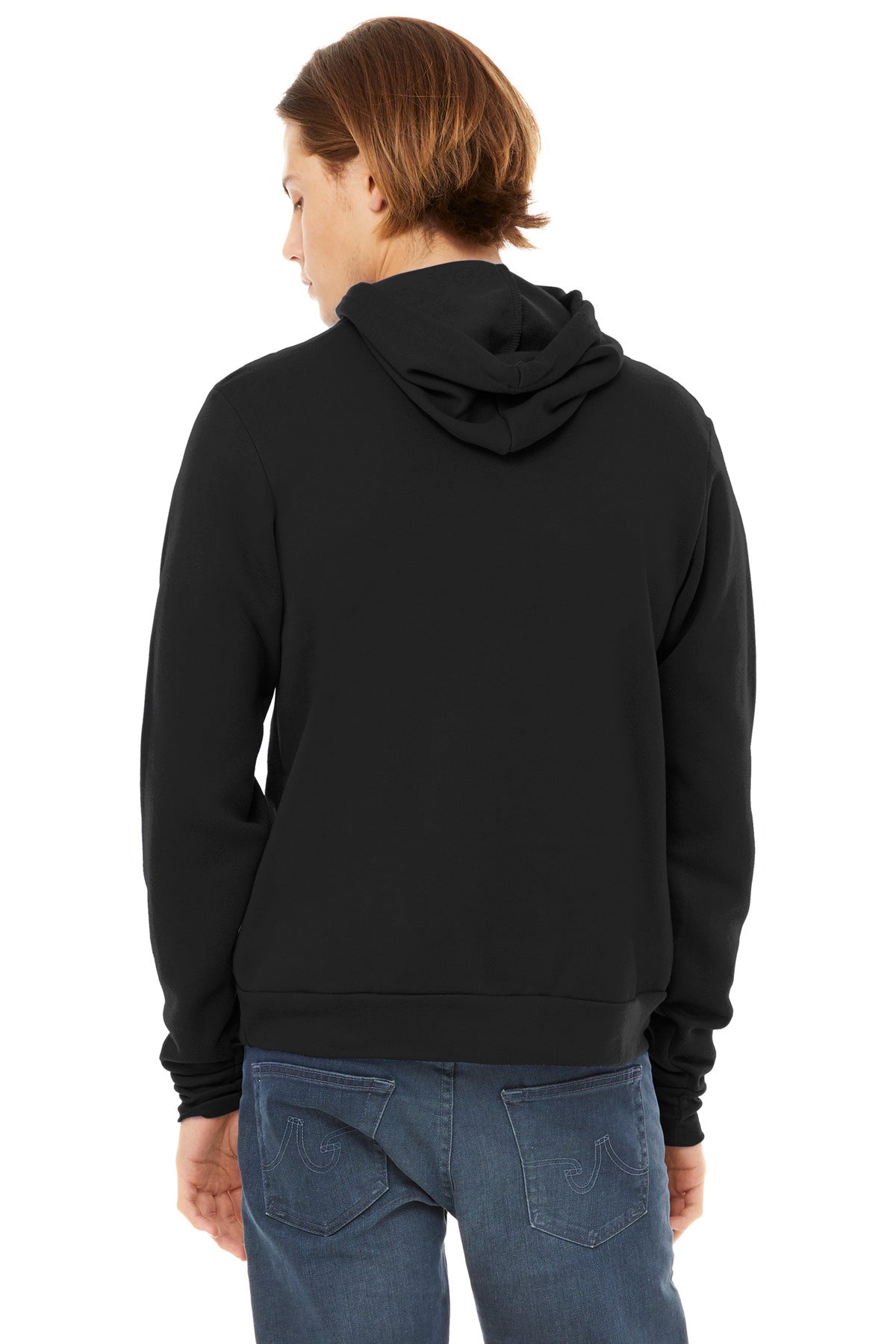 BELLA+CANVAS ® Unisex Sponge Fleece Pullover Hoodie. BC3719 [DTG Black] - DFW Impression