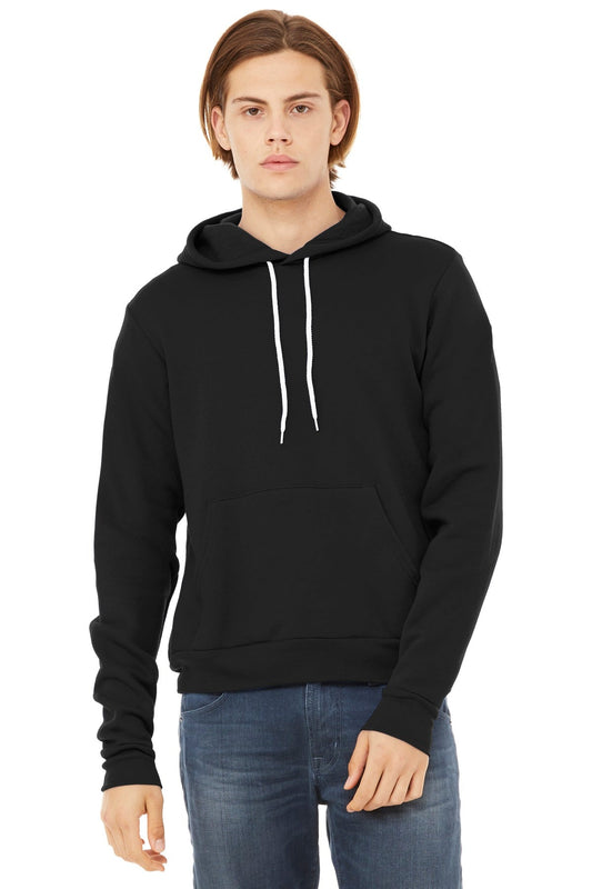 BELLA+CANVAS ® Unisex Sponge Fleece Pullover Hoodie. BC3719 [DTG Black] - DFW Impression