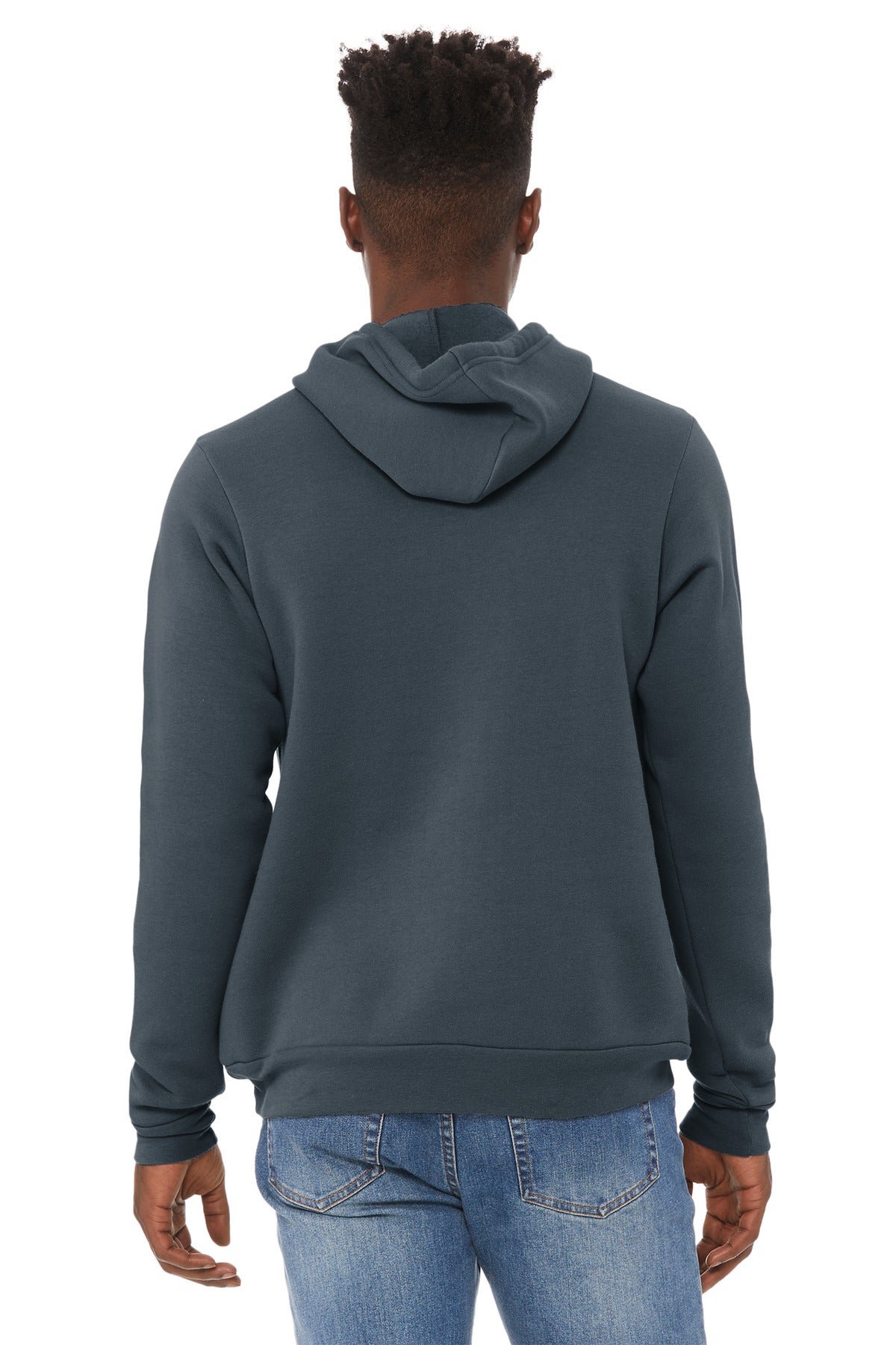 BELLA+CANVAS ® Unisex Sponge Fleece Pullover Hoodie. BC3719 [DTG Dark Grey] - DFW Impression