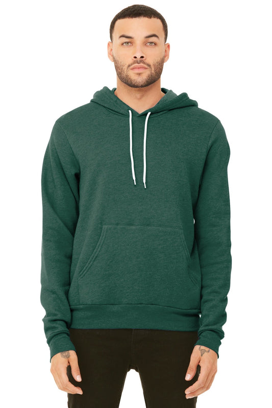 BELLA+CANVAS ® Unisex Sponge Fleece Pullover Hoodie. BC3719 [Heather Forest] - DFW Impression