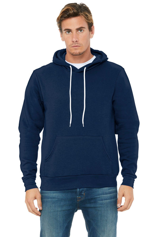 BELLA+CANVAS ® Unisex Sponge Fleece Pullover Hoodie. BC3719 [Navy] - DFW Impression