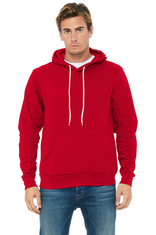 BELLA+CANVAS ® Unisex Sponge Fleece Pullover Hoodie. BC3719 [Red] - DFW Impression