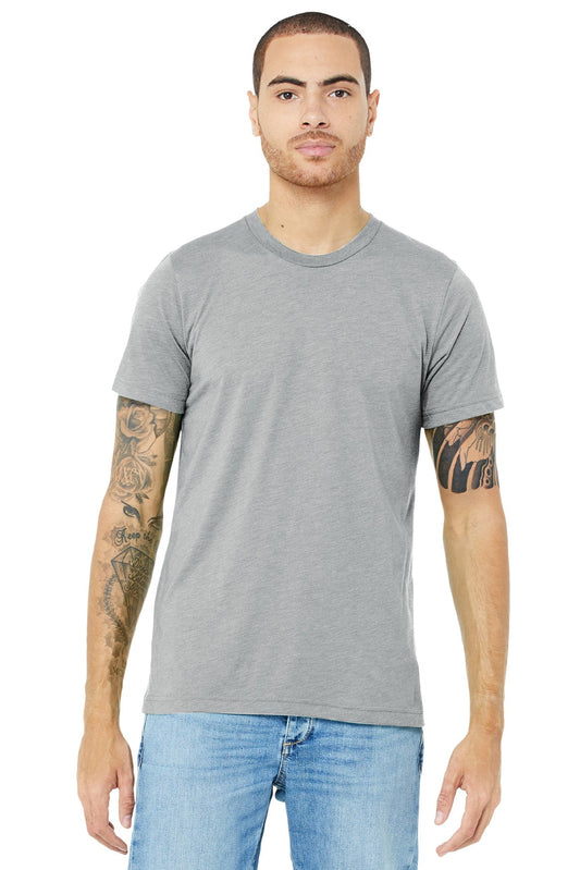 BELLA+CANVAS ® Unisex Triblend Short Sleeve Tee. BC3413 [Athletic Grey Triblend] - DFW Impression