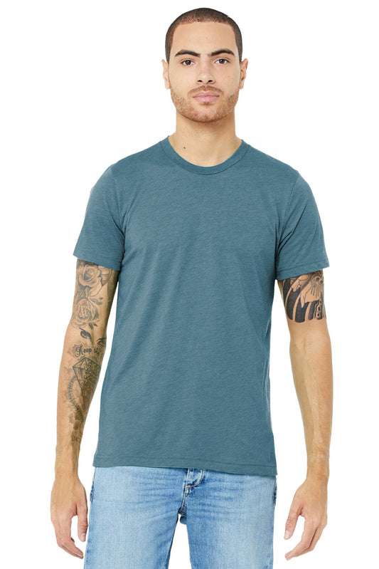 BELLA+CANVAS ® Unisex Triblend Short Sleeve Tee. BC3413 [Denim Triblend] - DFW Impression