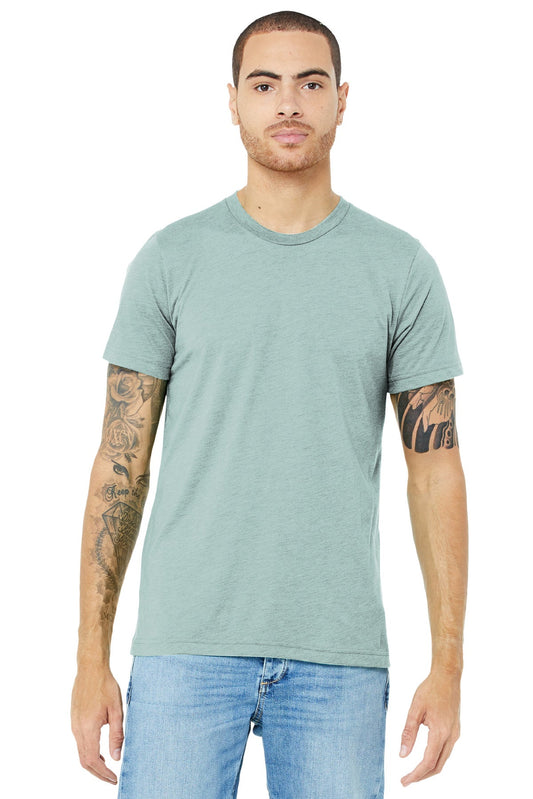 BELLA+CANVAS ® Unisex Triblend Short Sleeve Tee. BC3413 [Dusty Blue Triblend] - DFW Impression