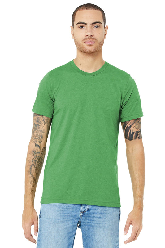 BELLA+CANVAS ® Unisex Triblend Short Sleeve Tee. BC3413 [Green Triblend] - DFW Impression