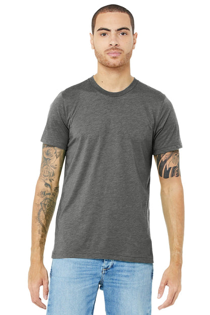 BELLA+CANVAS ® Unisex Triblend Short Sleeve Tee. BC3413 [Grey Triblend] - DFW Impression