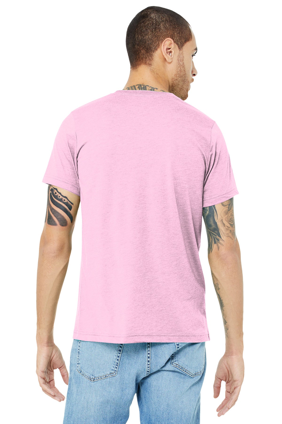 BELLA+CANVAS ® Unisex Triblend Short Sleeve Tee. BC3413 [Lilac Triblend] - DFW Impression