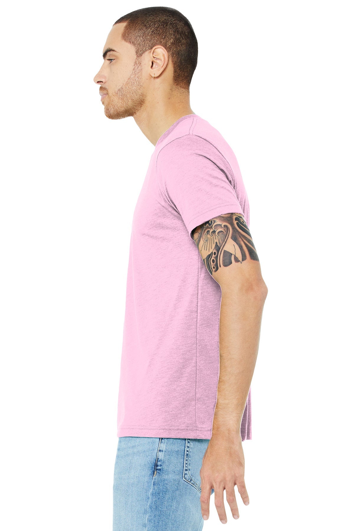 BELLA+CANVAS ® Unisex Triblend Short Sleeve Tee. BC3413 [Lilac Triblend] - DFW Impression