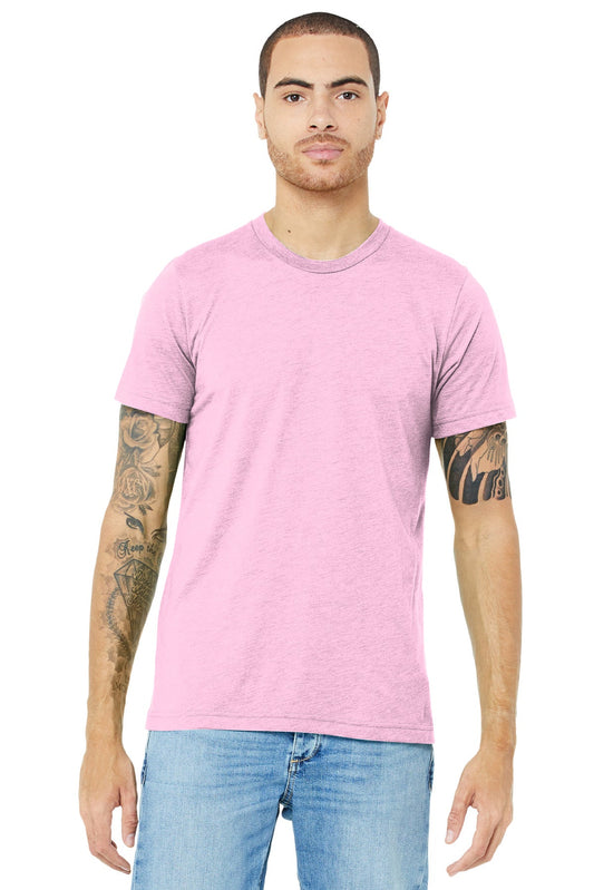 BELLA+CANVAS ® Unisex Triblend Short Sleeve Tee. BC3413 [Lilac Triblend] - DFW Impression