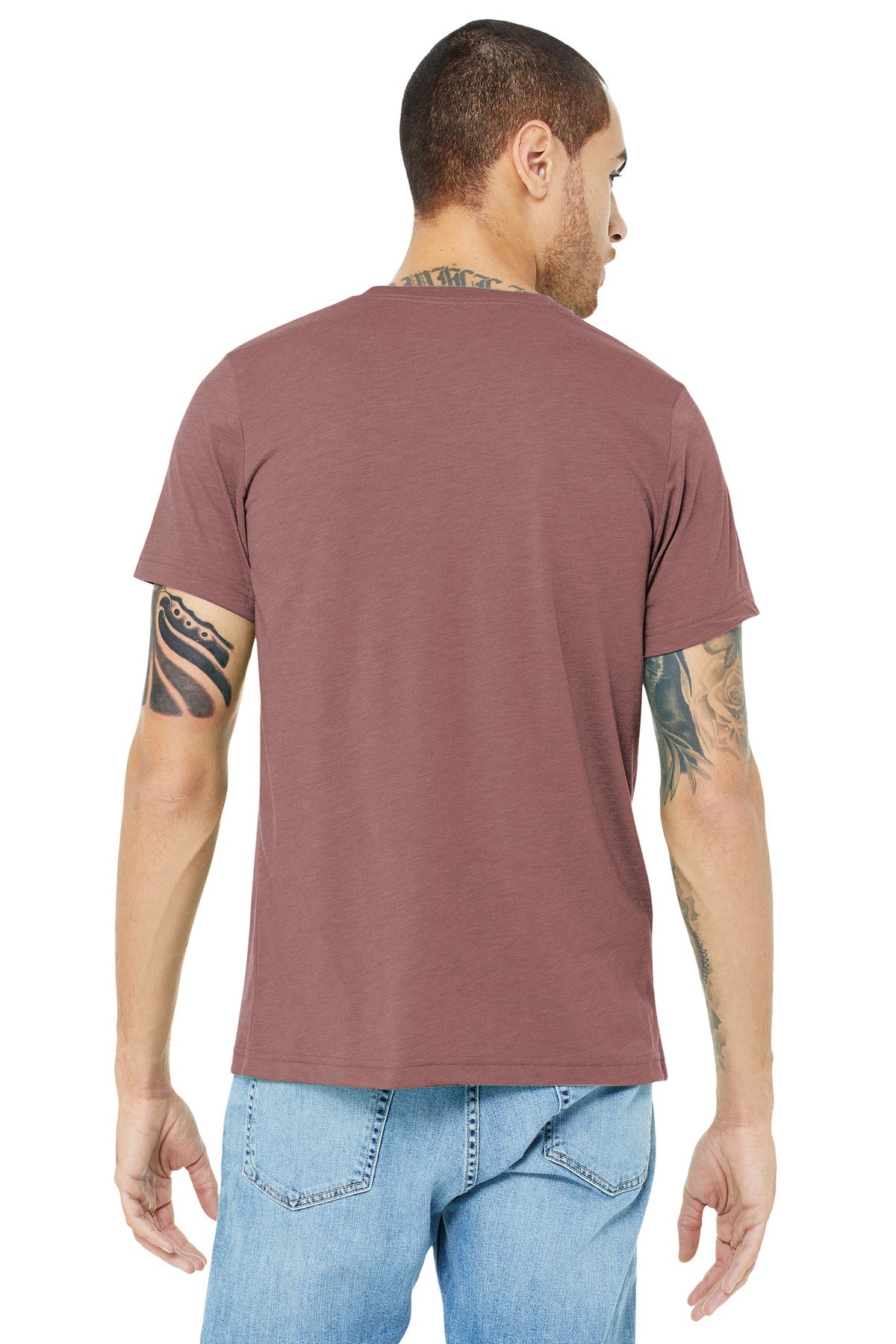 BELLA+CANVAS ® Unisex Triblend Short Sleeve Tee. BC3413 [Mauve Triblend] - DFW Impression