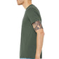 BELLA+CANVAS ® Unisex Triblend Short Sleeve Tee. BC3413 [Military Green Triblend] - DFW Impression