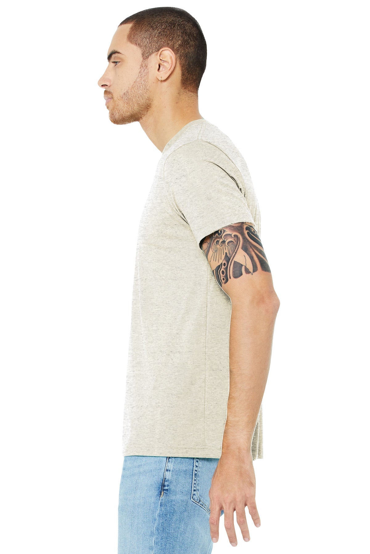 BELLA+CANVAS ® Unisex Triblend Short Sleeve Tee. BC3413 [Oatmeal