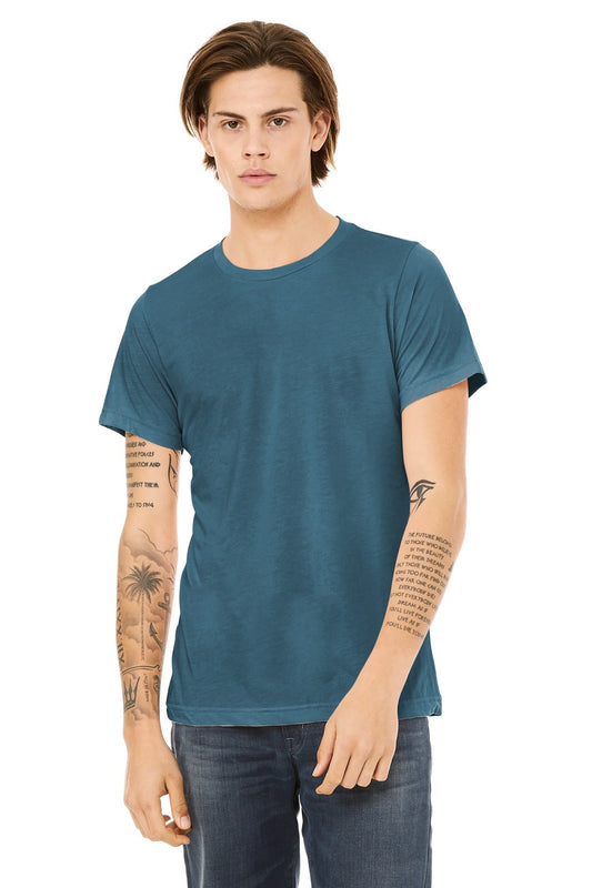 BELLA+CANVAS ® Unisex Triblend Short Sleeve Tee. BC3413 [Steel Blue Triblend] - DFW Impression