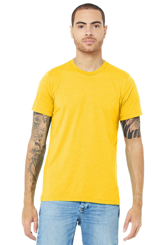 BELLA+CANVAS ® Unisex Triblend Short Sleeve Tee. BC3413 [Yellow Gold Triblend] - DFW Impression