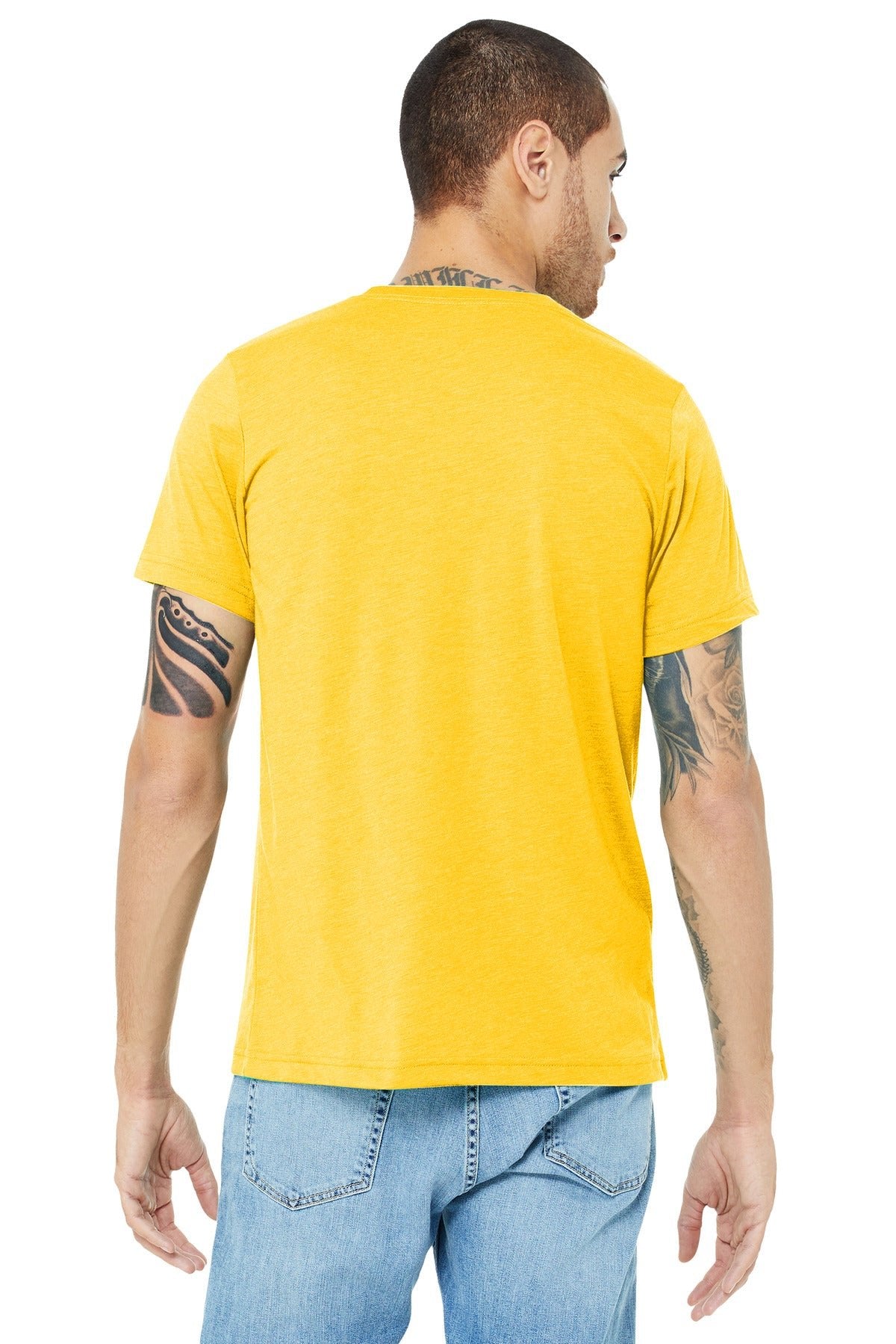 BELLA+CANVAS ® Unisex Triblend Short Sleeve Tee. BC3413 [Yellow Gold Triblend] - DFW Impression