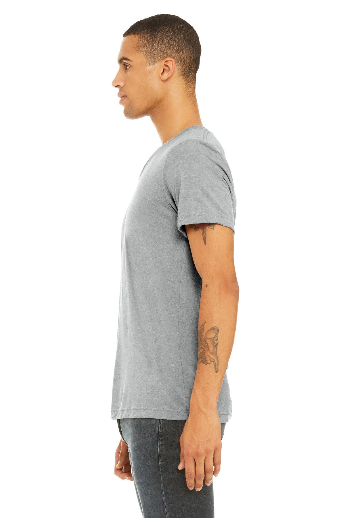 BELLA+CANVAS ® Unisex Triblend Short Sleeve V-Neck Te. BC3415 - DFW Impression