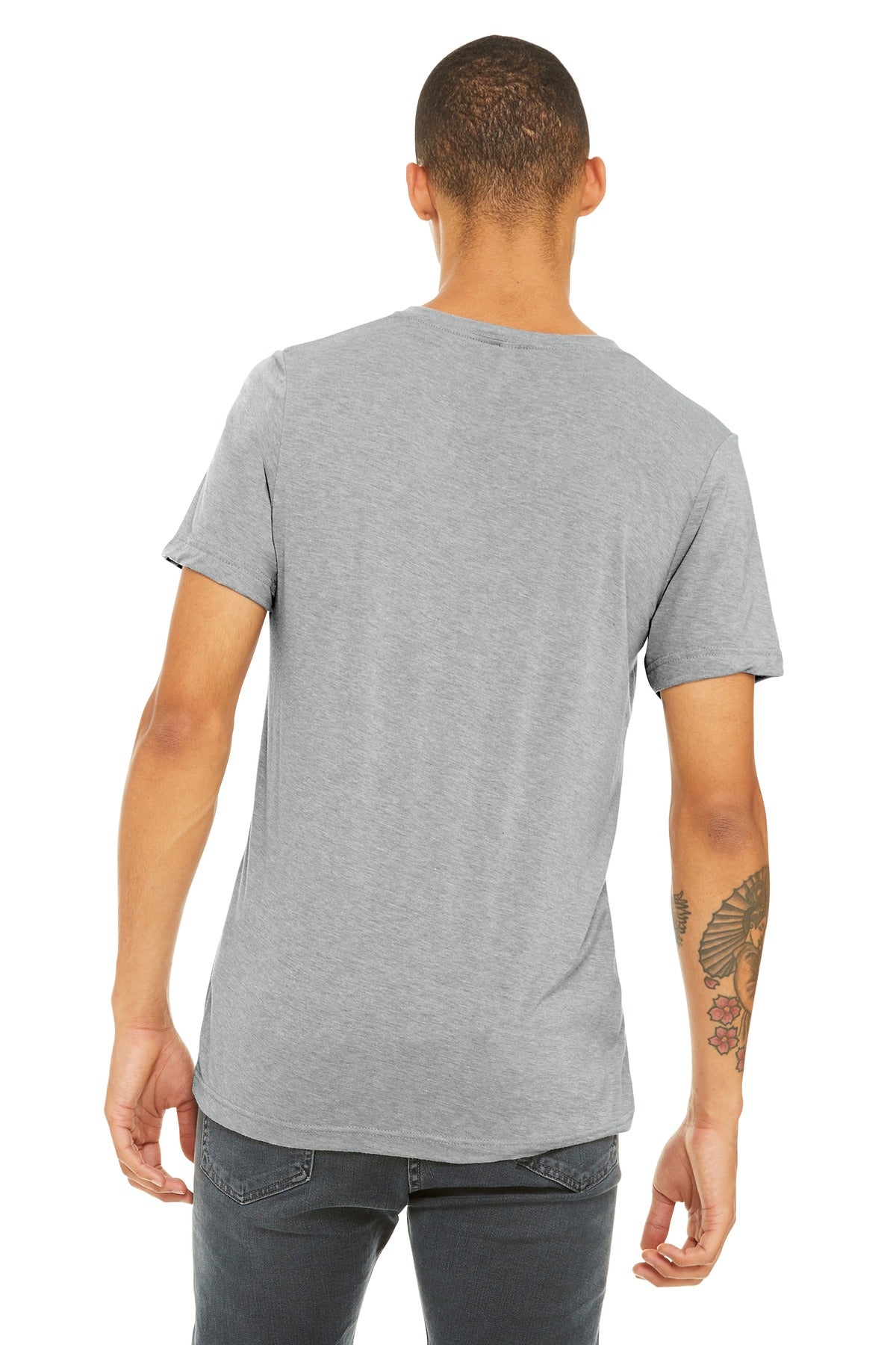 BELLA+CANVAS ® Unisex Triblend Short Sleeve V-Neck Te. BC3415 - DFW Impression