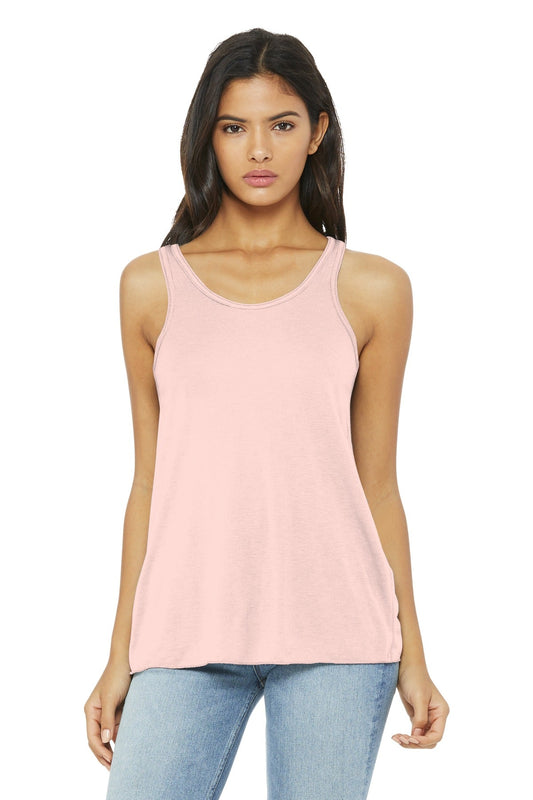 BELLA+CANVAS ® Women's Flowy Racerback Tank. BC8800 [Soft Pink] - DFW Impression